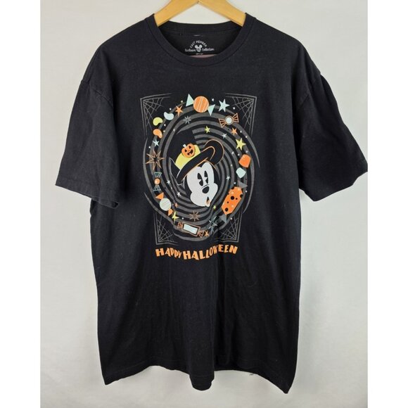 Disney Other - Disney Cast Member Halloween Shirt Adult Size XL Black Mickey Short Sleeve 2020